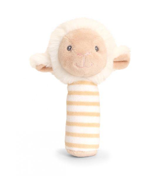 14cm Keeleco Lullaby Lamb Stick Rattle - Lost Land Interiors