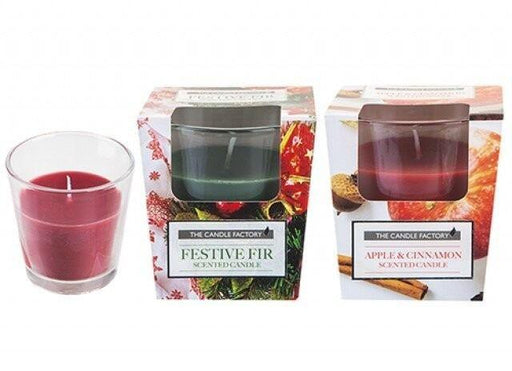 Christmas Glass Scented Candles - Lost Land Interiors