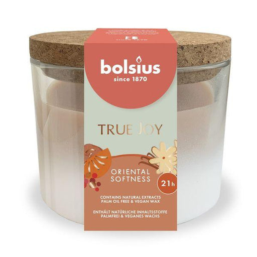 Bolsius Oriental Softness True Joy Glass Jar Candle - Lost Land Interiors