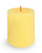 Butter Yellow Bolsius Rustic Shine Candle (80 x 68mm) - Lost Land Interiors