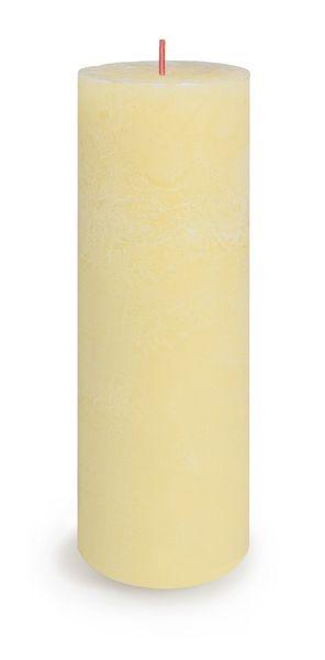 Sunny Yellow Bolsius Rustic Shine Pillar Candle (190 x 68mm) - Lost Land Interiors