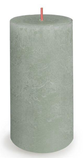 Jade Green Bolsius Rustic Shine Candle (130 x 68mm) - Lost Land Interiors