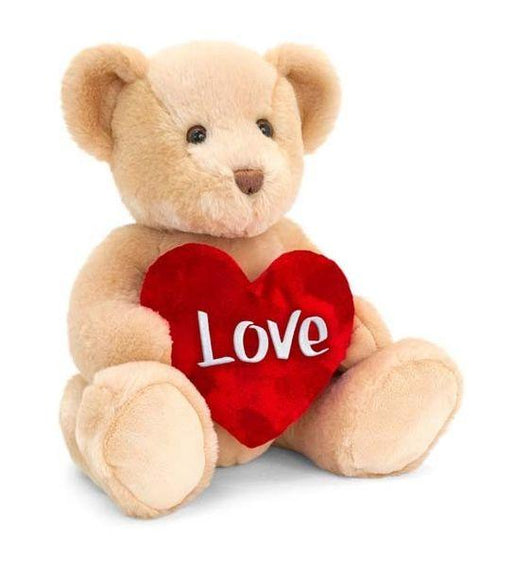 Brown Chester Bear With Heart (20cm) - Lost Land Interiors