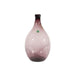 Dark Violet Eco Artisan Bottle (39cm x22cm)Recycled Glass Vase - Lost Land Interiors
