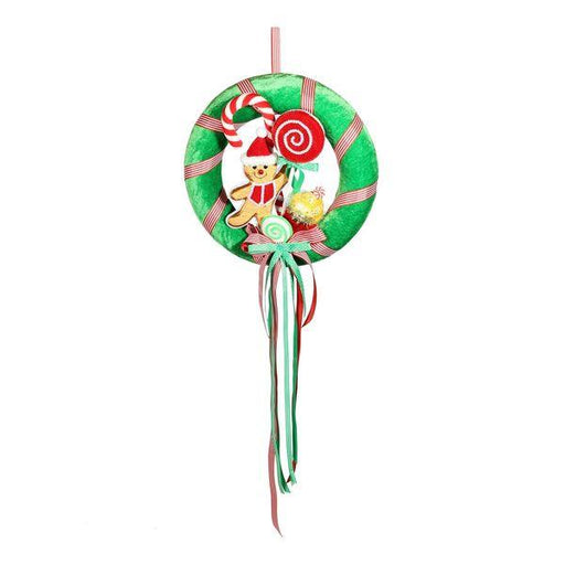 Candyland Gingerbread Candy Wreath (D40cm) - Lost Land Interiors