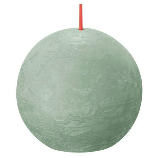 Jade Green Bolsius Rustic Shine Ball Candle (76mm) - Lost Land Interiors