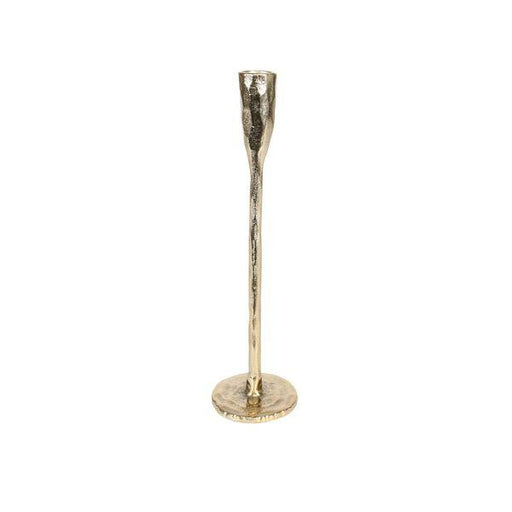 Organic Covent Garden Candle Stick Raw Bright Gold (H26cm) - Lost Land Interiors