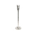 Organic Covent Garden Candle Stick Raw Silver (H32cm) - Lost Land Interiors
