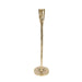 Organic Covent Garden Candle Stick Raw Bright Gold (H32cm) - Lost Land Interiors