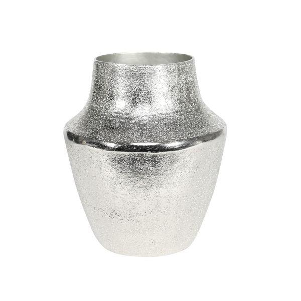 Covent Garden Cafe Vase Silver (H12.5cm) - Lost Land Interiors
