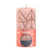 Bolsius Pink and Print Rustic Silhouette Candle (130mm x 68mm) - Lost Land Interiors