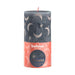Bolsius Slate Blue Rustic Silhouette Candle (130mm x 68mm) - Lost Land Interiors