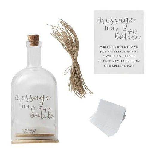 Message in a Bottle Wedding Guest Book Alternative - Lost Land Interiors