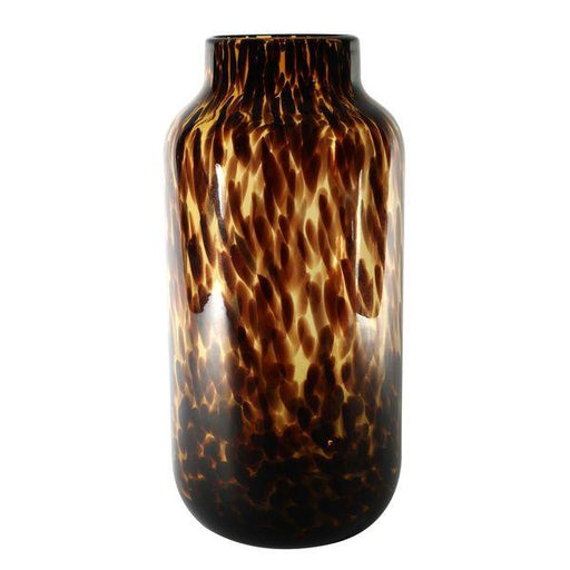 Arabella Mottled Brown Bottle Vase (H32.5x15.5) - Lost Land Interiors