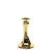 Genevive Candlestick- Electroplate Gold Glass (15cm) - Lost Land Interiors