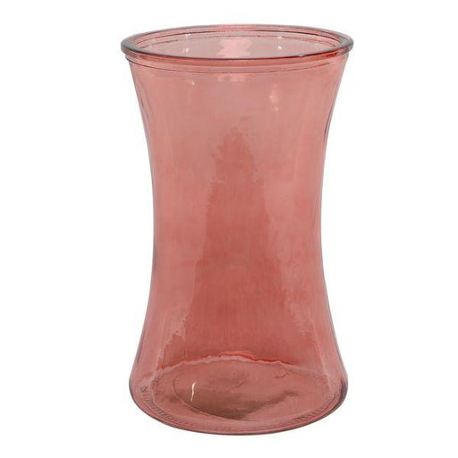 Infinity Pink Glass Vase (20.3 x 12.5cm) Hand Tied vase - Lost Land Interiors