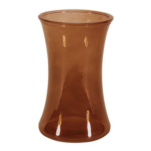 Infinity Honey Glass Vase (20.3 x 12.5cm) Hand Tied vase - Lost Land Interiors