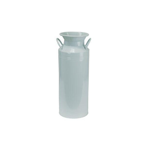 White Churn Vase (49.5cm) Vintage Farmhouse Style Milk Jug - Lost Land Interiors