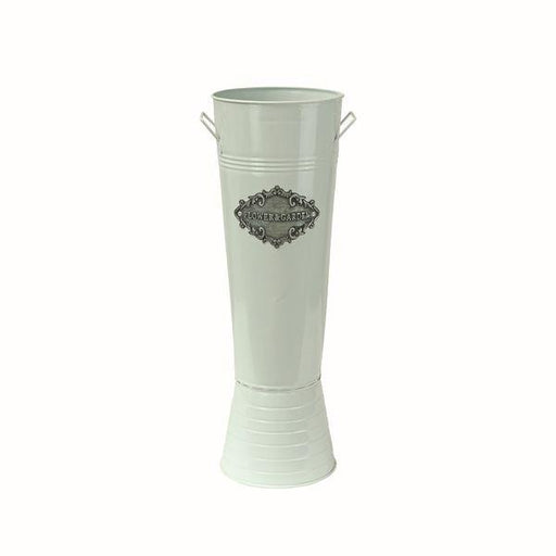 White Slim Flower Vase (56.5cm) - Lost Land Interiors