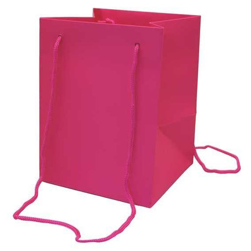 Cerise Hand Tie Bag Paper Gift Bag with String Pink - Lost Land Interiors