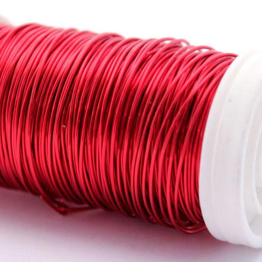 Red Metallic Wire Florist Wire Craft Wire - Lost Land Interiors