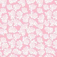 Baby Pink Cut Out Roses Film Cellophane Wrap - Lost Land Interiors