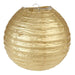 Medium Gold Metallic Lantern 20cm - Lost Land Interiors