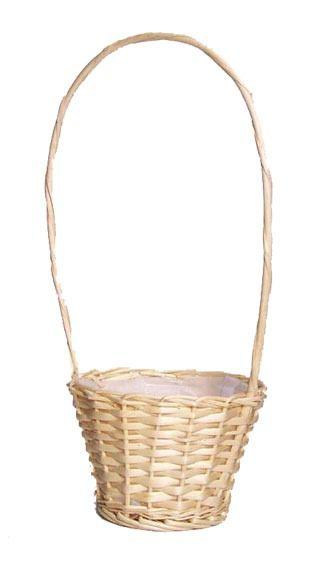 White Pot Mum Basket - Planting Basket Display - Lost Land Interiors