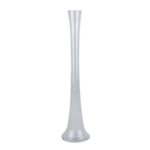 Round Bud Vase (60cm) Onion Vase Glass Single Stem Vase - Lost Land Interiors