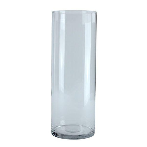 Cylinder Vase 50cm Tall Glass Vase for Flowers - Lost Land Interiors