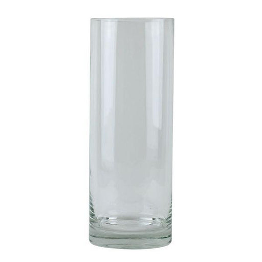 Cylinder Tank 40cm. Glass Vase for Flower Arrangements - Lost Land Interiors