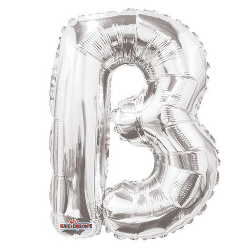 14" Silver Letter B Balloon - Lost Land Interiors