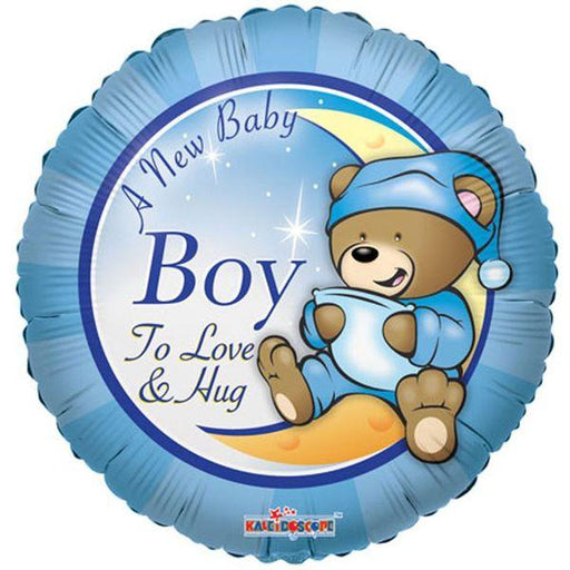 18" A New Baby Boy Balloon Ai Filled Balloons - Lost Land Interiors