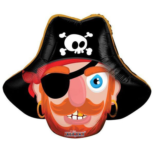 14" Pirate Face Balloon - Lost Land Interiors