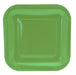 9 Inch Lime Green Square Paper Plates (8pk) - Lost Land Interiors