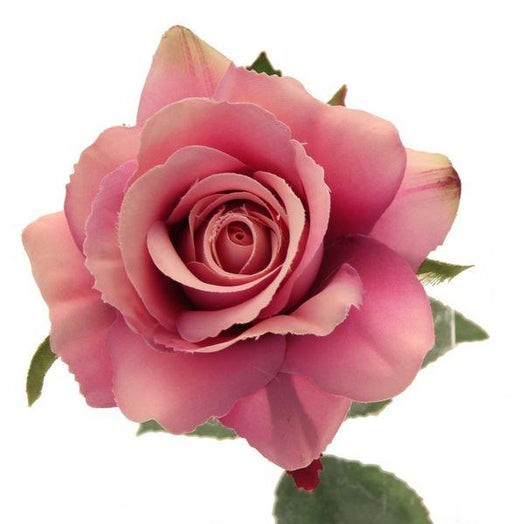 Rose Lavender Artificial Roses Silk Flowers - Lost Land Interiors