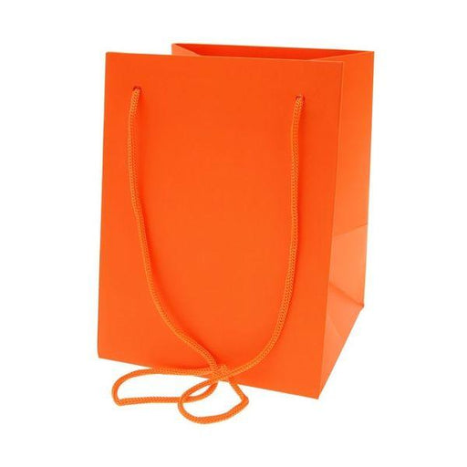 Orange Hand Tie Bag Paper Gift Bags With String Party Bags - Lost Land Interiors