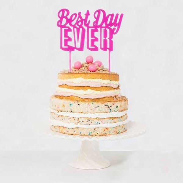 Best Day Ever Cake Topper - Lost Land Interiors