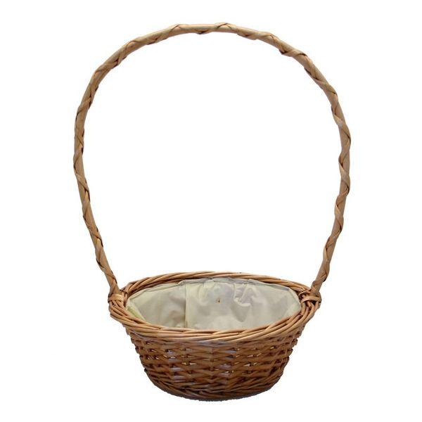 Golden Round Basket (9 inch) - Lost Land Interiors