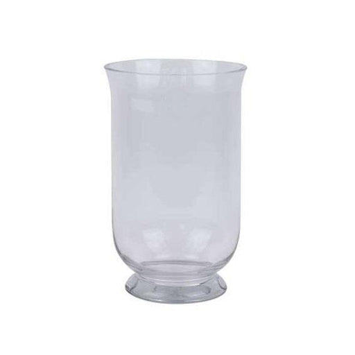Hurricane Vase (30cm) Glass Candle Holder Vase - Lost Land Interiors