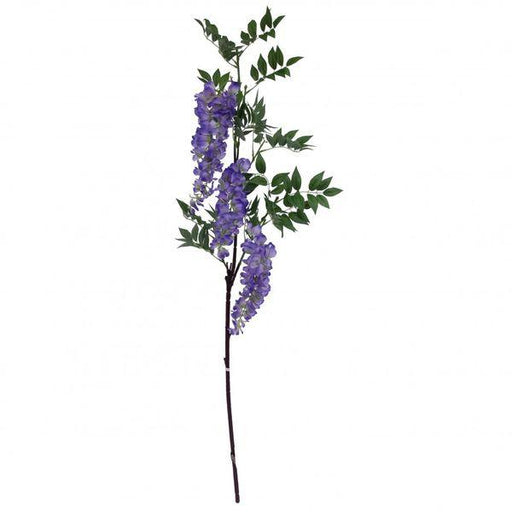 Artificial Violet Wisteria BranchSilk Flower - Lost Land Interiors