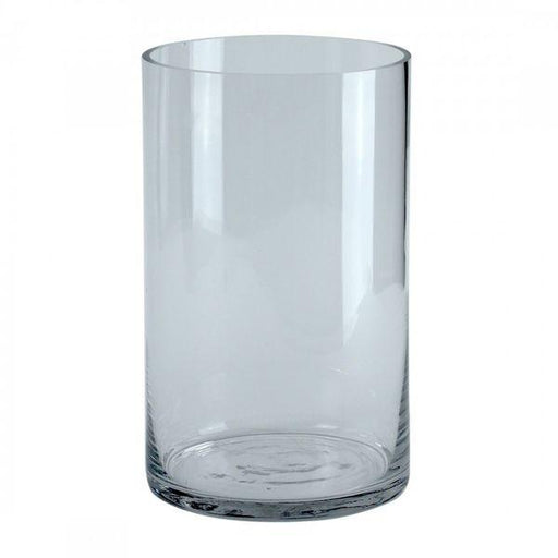 Cylinder Vase 30cm x 18cm . Glass Vase Tall - Fast & Free UK Delivery - Lost Land Interiors