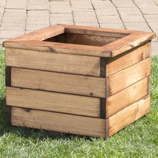 Charles Taylor Small Planter Wooden Outdoor Planter - Lost Land Interiors