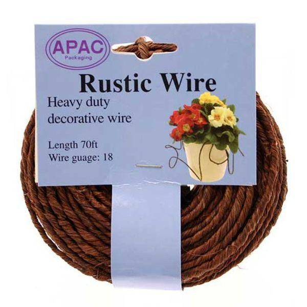 Brown Rustic Wire - Lost Land Interiors