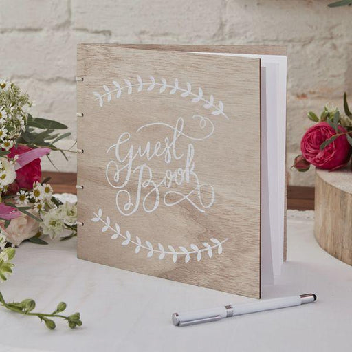 Wooden Guest Book - Lost Land Interiors
