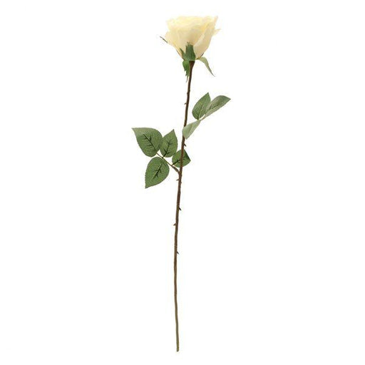 Kaia Rose Stem in Cream Artificial Flower Stems - Lost Land Interiors