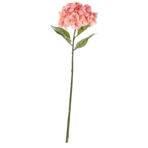 68cm Single Large Hydrangea Peach Artificial Flowers - Lost Land Interiors