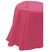 Hot Pink Round Plastic Table Cover - Lost Land Interiors