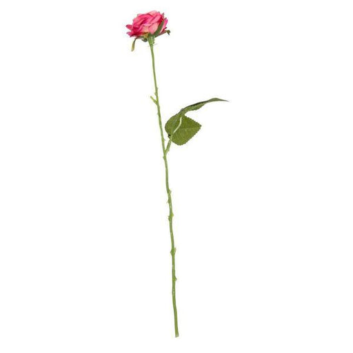 61cm Diamond Rose Fuschia Artificial Flowers - Lost Land Interiors