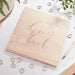 Rose Gold Wooden Guest Book Ginger Ray - Lost Land Interiors